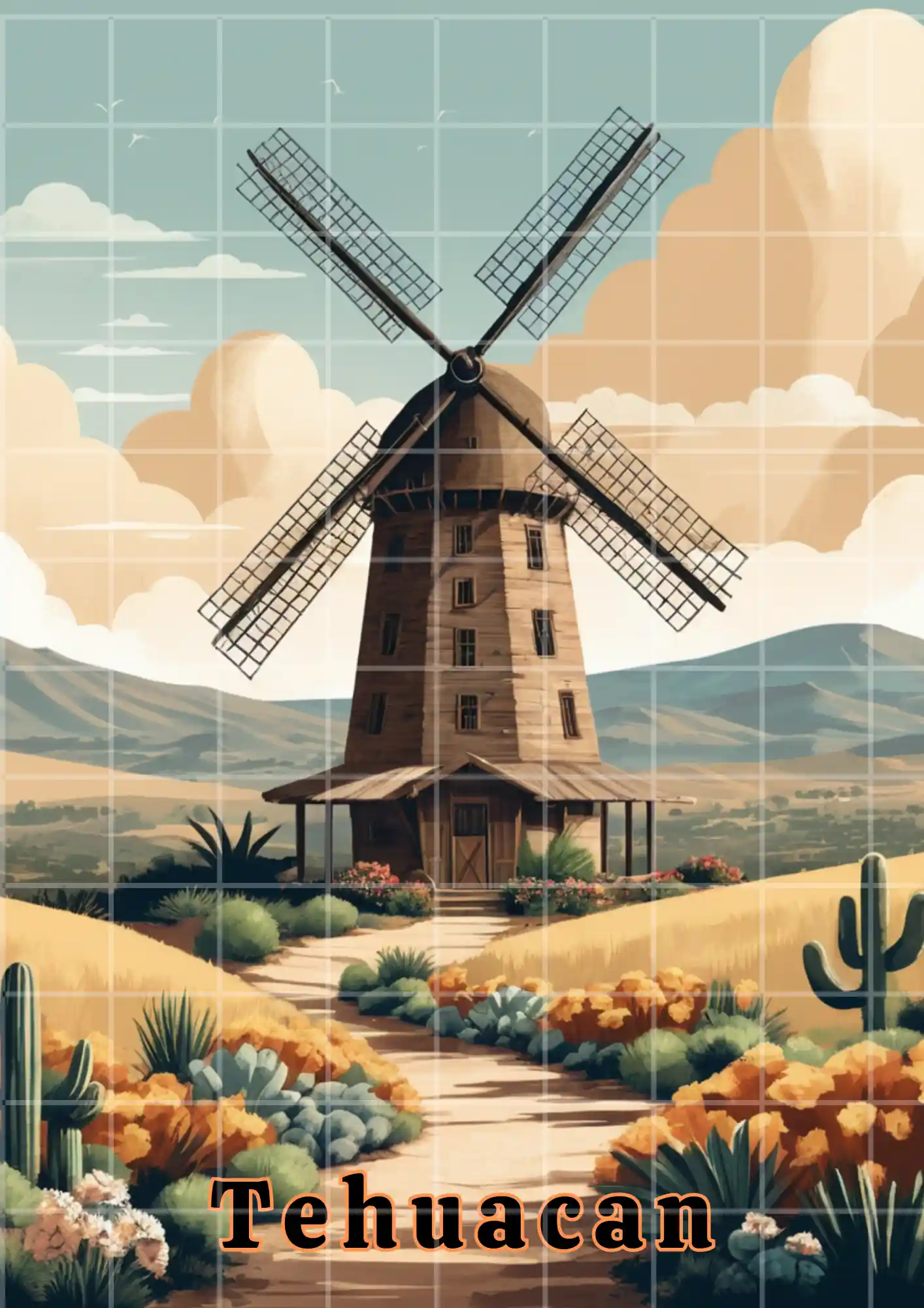 Molinos en Tehuacán Vintage 01 Woo